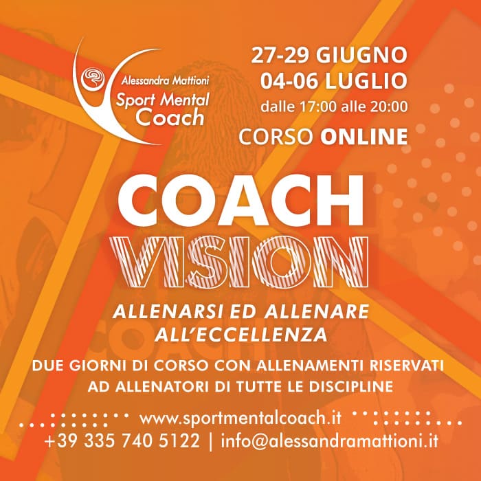 Coach vision corso online 2023
