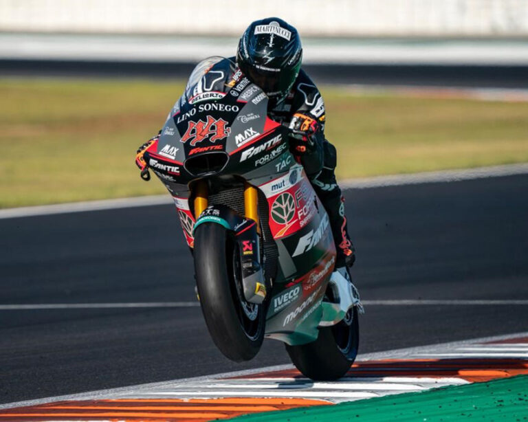 Aron Canet. Pilota moto2
